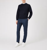 Hoi Polloi Merino Crew Neck in Navy